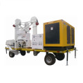 carrinho de planta de processamento de sementes de gerador diesel móvel